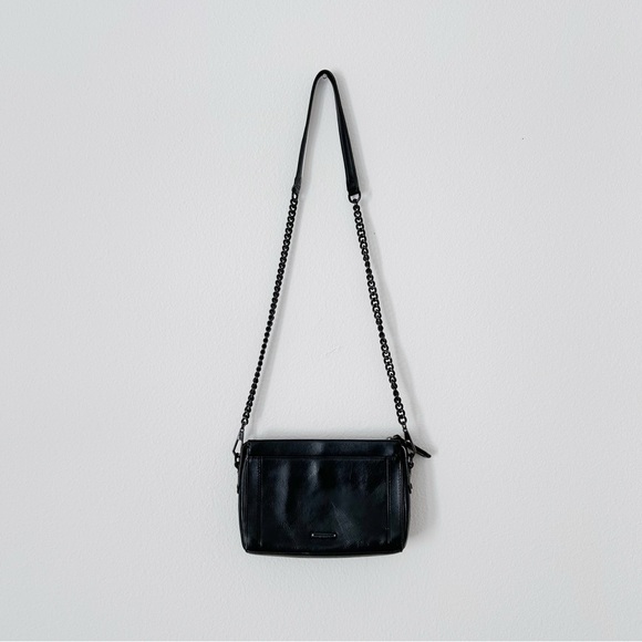 REBECCA MINKOFF! BLACK CROSSBODY CHAIN PURSE! - Picture 2 of 5